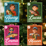 Custom Fishing Photo Christmas Gifts for Anglers - Personalized Ornament
