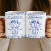 Custom Mug - Personalized Best Friend Birthday Gifts For Women, Besties, Sisters, BFF - Only Happy Vibes Here