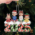 Custom Acrylic Ornament - Personalized Christmas Birthday Gifts For Mom, Dad, Brother, Sister, Kids - Family Is The Real Gift