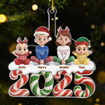 Custom Acrylic Ornament - Personalized Christmas Birthday Gifts For Mom, Dad, Brother, Sister, Kids - Family Is The Real Gift