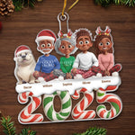 Custom Acrylic Ornament - Personalized Christmas Birthday Gifts For Family, Dog Cat Lovers - All Hearts Come Home For Christmas
