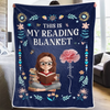 Custom Blanket - Personalized Christmas Bookish Gifts For Book Lovers, Bookworms, Readers - Life’s Better Under A Blanket Of Stories