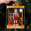 Custom Basketball Acrylic Ornament - Personalized Christmas Birthday Basketball Gifts For Basketball Lovers, Sports Fans, Sports Lovers - Hoop Dreams Come True