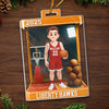 Custom Basketball Acrylic Ornament - Personalized Christmas Birthday Basketball Gifts For Basketball Lovers, Sports Fans, Sports Lovers - Hoop Dreams Come True