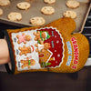 Custom Oven Mitt And Pot Holder Set - Personalized Christmas Birthday Gifts For Mom, Grandma - Cooking Love Passed Through Generations