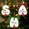 Custom Double Layer Wooden Ornament - Personalized Christmas Birthday Gifts For Mom, Dad, Kids - Family Makes Everything Bright