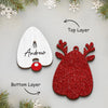 Custom Double Layer Wooden Ornament - Personalized Christmas Birthday Gifts For Mom, Dad, Kids - Family Makes Everything Bright