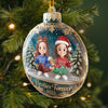 Custom Acrylic Ornament - Personalized Best Friend Christmas Birthday Gifts For Women, Besties, Sisters, BFF - Laughing Through The Holiday Magic