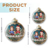 Custom Acrylic Ornament - Personalized Best Friend Christmas Birthday Gifts For Women, Besties, Sisters, BFF - Laughing Through The Holiday Magic