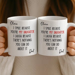 Custom Mug - Personalized Birthday Gifts For Mom, Dad, Daughter, Son - Home Is Where We Gather