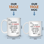 Custom Mug - Personalized Birthday Gifts For Mom, Dad, Daughter, Son - Home Is Where We Gather