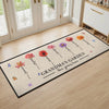 Custom Runner Rug - Personalized Birthday Gifts For  Mom, Grandma - This Garden Grows With Every Grandchild