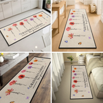 Custom Runner Rug - Personalized Birthday Gifts For  Mom, Grandma - This Garden Grows With Every Grandchild