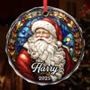 Custom Circle Glass Ornament - Personalized Christmas Birthday Gifts For Mom, Dad, Brother, Sister, Kids - Together We Are Home