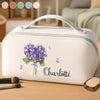 Custom PU Leather Travel Toiletry Bag - Personalized Birthday Gifts For Women, Besties, Sisters, BFF, Yourself - Love The Person You Are