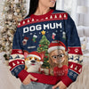Custom Unisex Ugly Sweatshirt - Personalized  Christmas Birthday Gifts For Dog Lovers, Dog Dad And Mom - Deck The Paws With Love And Laughter