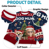 Custom Unisex Ugly Sweatshirt - Personalized  Christmas Birthday Gifts For Dog Lovers, Dog Dad And Mom - Deck The Paws With Love And Laughter