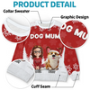 Custom Unisex Ugly Sweatshirt - Personalized  Christmas Birthday Gifts For Dog Lovers, Dog Dad And Mom - Jingle Paws, Jingle All The Way
