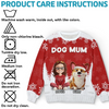 Custom Unisex Ugly Sweatshirt - Personalized  Christmas Birthday Gifts For Dog Lovers, Dog Dad And Mom - Jingle Paws, Jingle All The Way