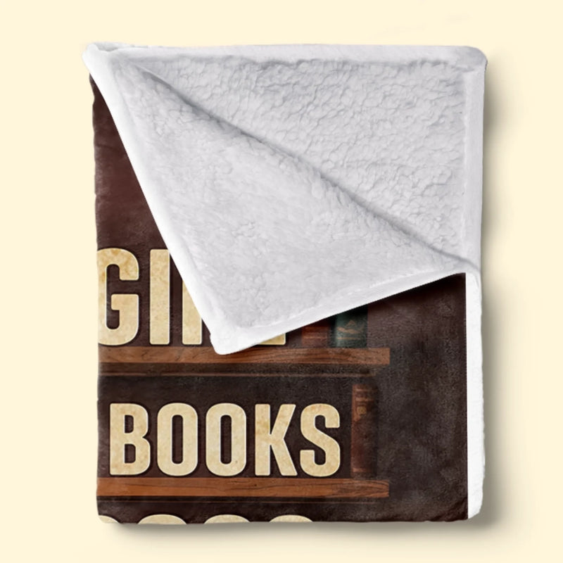 Custom Blanket - Personalized Christmas Bookish Gifts For Book Lovers, Bookworms, Dog Dad And Mom - Every Good Book Deserves A Furry Audience