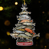 Custom Acrylic Ornament - Personalized Christmas Birthday Fishing Gifts For Fisherman - Have Yourself A Reel Merry Fishmas