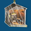Custom Acrylic Ornament - Personalized Christmas Birthday Fishing Gifts For Fisherman - A Cabin Full Of Calm And Fish Tales