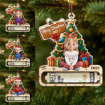 Custom Name Christmas Money Holder Gifts for Kids - Personalized Ornament