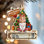 Custom Name Christmas Money Holder Gifts for Kids - Personalized Ornament
