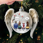 Custom Cardinal Acrylic Ornament - Personalized Christmas Memorial Sympathy Gifts For Loss Of Mom, Dad - Your Memory Shines Brightly