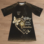 Grandma’s Love Is The Best Gift Of All - Family Personalized Custom Women's Sleep Tee - Mother's Day Gift For Grandma