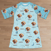 Custom Photo Life Is Better With A Furry Friend - Dog & Cat Personalized Custom Women's Sleep Tee - Gift For Pet Owners, Pet Lovers