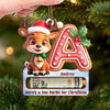Custom Wooden Money Holder Ornament - Personalized Christmas Birthday Gifts For Kids - Magical Christmas Moments For Little Ones