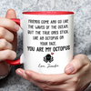 Custom Accent Mug - Personalized Best Friend Birthday Gifts For Women, Besties, Sisters, BFF - We Stick Together