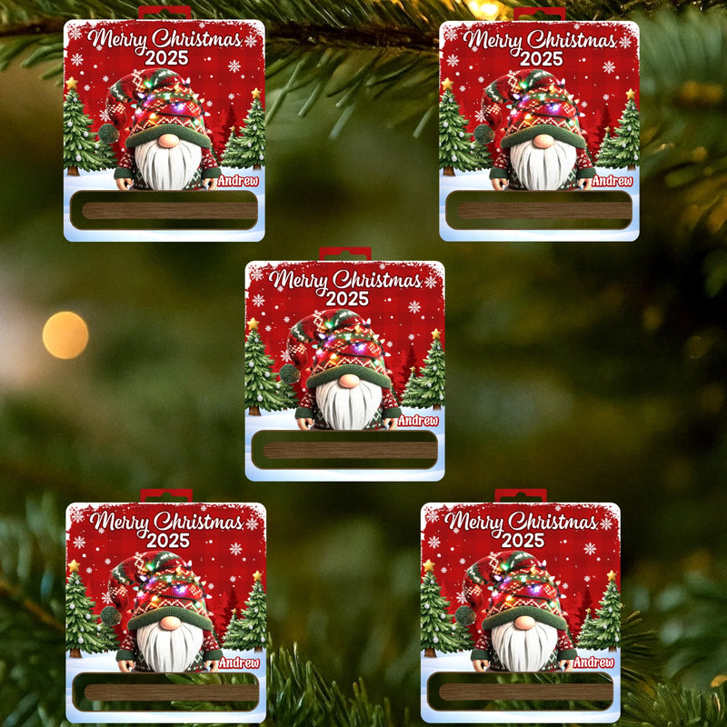 Custom Wooden Money Holder Ornament - Personalized Christmas Birthday Gifts For Kids - Little Hearts Sparkle At Christmas