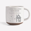 Custom Pottery Mug -Personalized Best Friend Birthday Gifts For Women, Besties, Sisters, BFF - No Distance Too Far For Us
