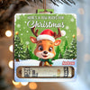 Custom Wooden Money Holder Ornament - Personalized Christmas Birthday Gifts For Kids - Little Hearts Sparkle At Christmas