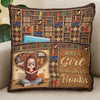 Custom Pocket Pillow - Personalized Bookish Gifts For Book Lovers, Bookworms, Readers - Warmth Lives In Stories