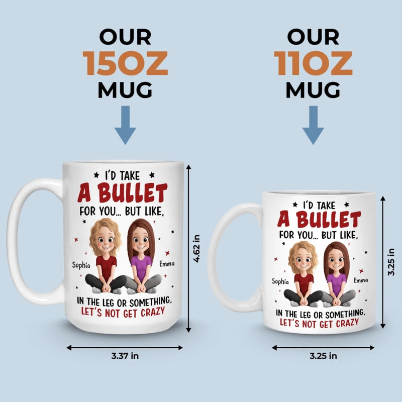 Custom Mug - Personalized Best Friend Birthday Gifts For Women, Besties, Sisters, BFF - My Constant In Life