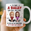 Custom Mug - Personalized Best Friend Birthday Gifts For Women, Besties, Sisters, BFF - My Constant In Life