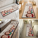 Custom Name Family Home Decor - Personalized Runner Rug