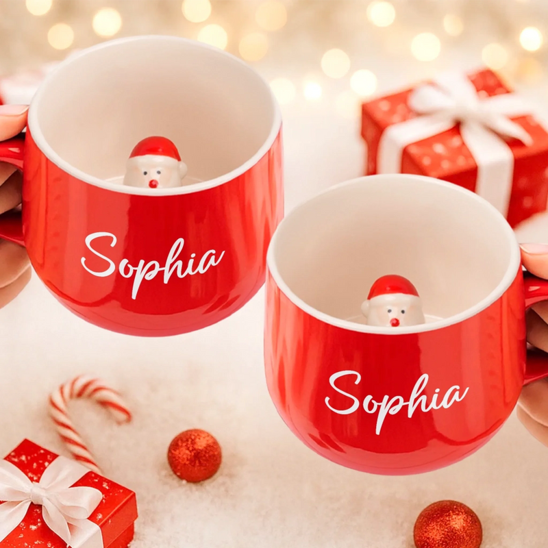 Custom Hidden 3D Figurine Inside Mug -  Personalized Christmas Birthday Gifts For Besties, Sisters, BFF, Family, Yourself - Shine Bright With Your Own Strength