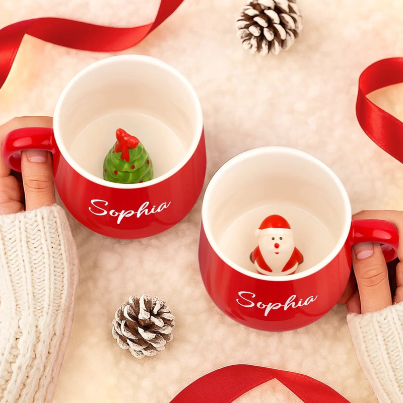 Custom Hidden 3D Figurine Inside Mug -  Personalized Christmas Birthday Gifts For Besties, Sisters, BFF, Family, Yourself - Shine Bright With Your Own Strength