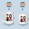 Custom Mug - Personalized Anniversary Christmas Wedding Gifts For Husband And Wife, Him And Her - Our Love, One Sip At A Time