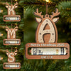 Custom Wooden Money Holder Ornament - Personalized Christmas Birthday Gifts For Mom, Dad, Brother, Sister, Kids - Shine Bright With Your Own Strength