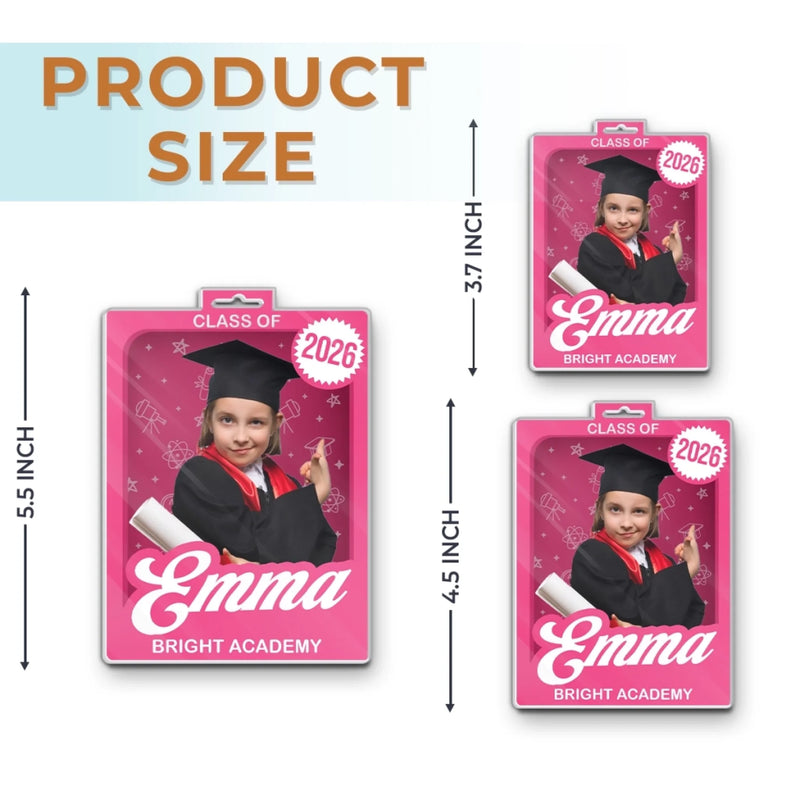 Custom Photo Toy Box Acrylic Ornament - Personalized Christmas Graduation Gifts For Him, Her - From Here You Rise