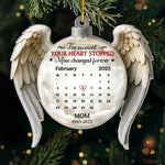 Custom Acrylic Ornament - Personalized Christmas Memorial Sympathy Gifts For Loss Of Mom, Dad - Your Love Still Guides Me