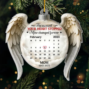 Custom Acrylic Ornament - Personalized Christmas Memorial Sympathy Gifts For Loss Of Mom, Dad - Your Love Still Guides Me