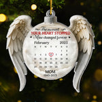 Custom Acrylic Ornament - Personalized Christmas Memorial Sympathy Gifts For Loss Of Mom, Dad - Your Love Still Guides Me