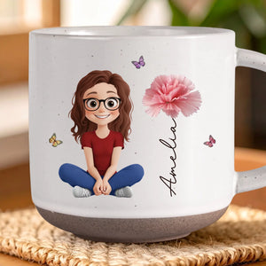 Custom Printed Pottery Mug - Personalized Birthday Gifts For Women, Besties, Sisters, BFF, Family, Yourself - Loved Beyond Measure