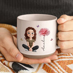 Custom Printed Pottery Mug - Personalized Birthday Gifts For Women, Besties, Sisters, BFF, Family, Yourself - Loved Beyond Measure